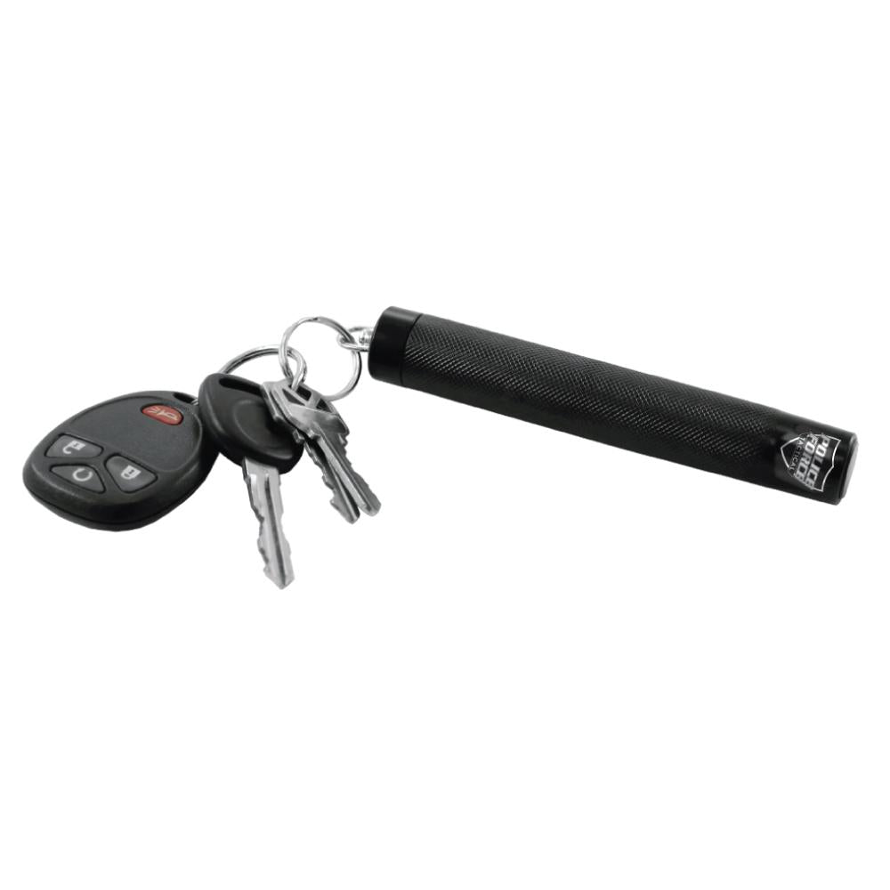 12" Expandable Steel Baton w/ Keyring