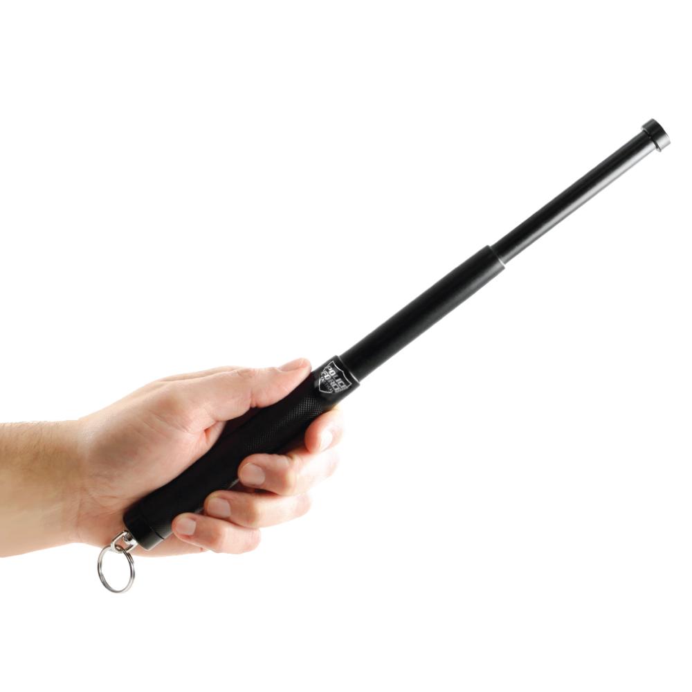 12" Expandable Steel Baton w/ Keyring