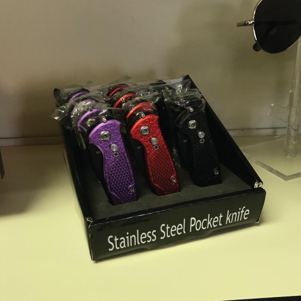 Assorted 12-Piece Stainless Steel Knife Display