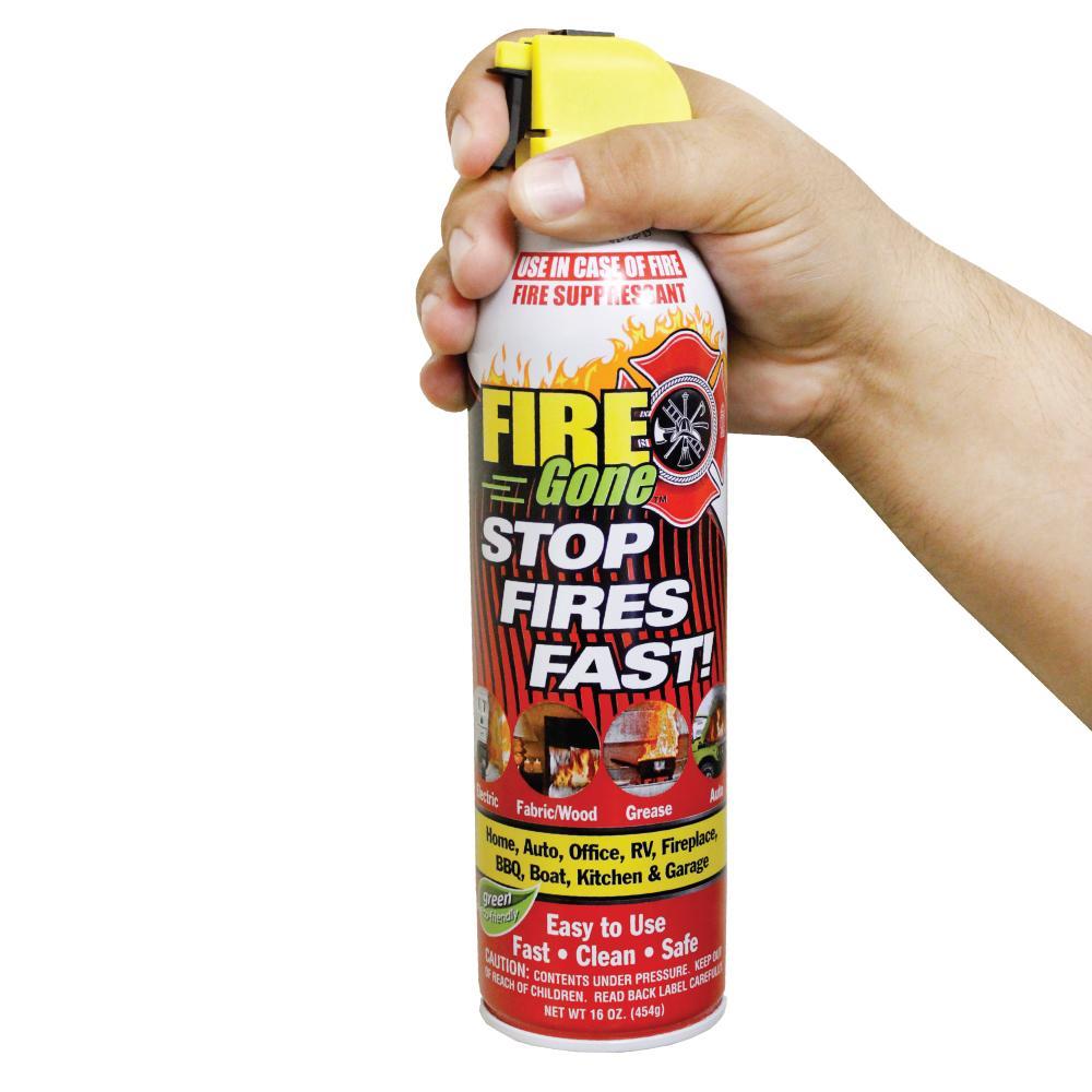 Fire Gone Extinguisher 16 oz Can