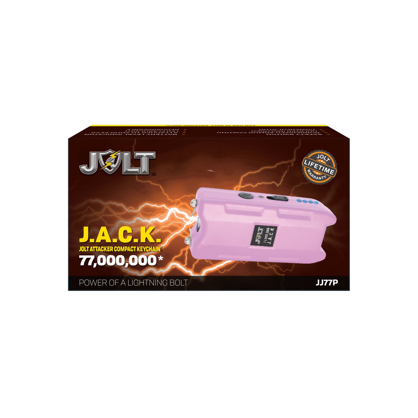 Jolt J.A.C.K 77,000,000* MINI STUN GUN - PINK