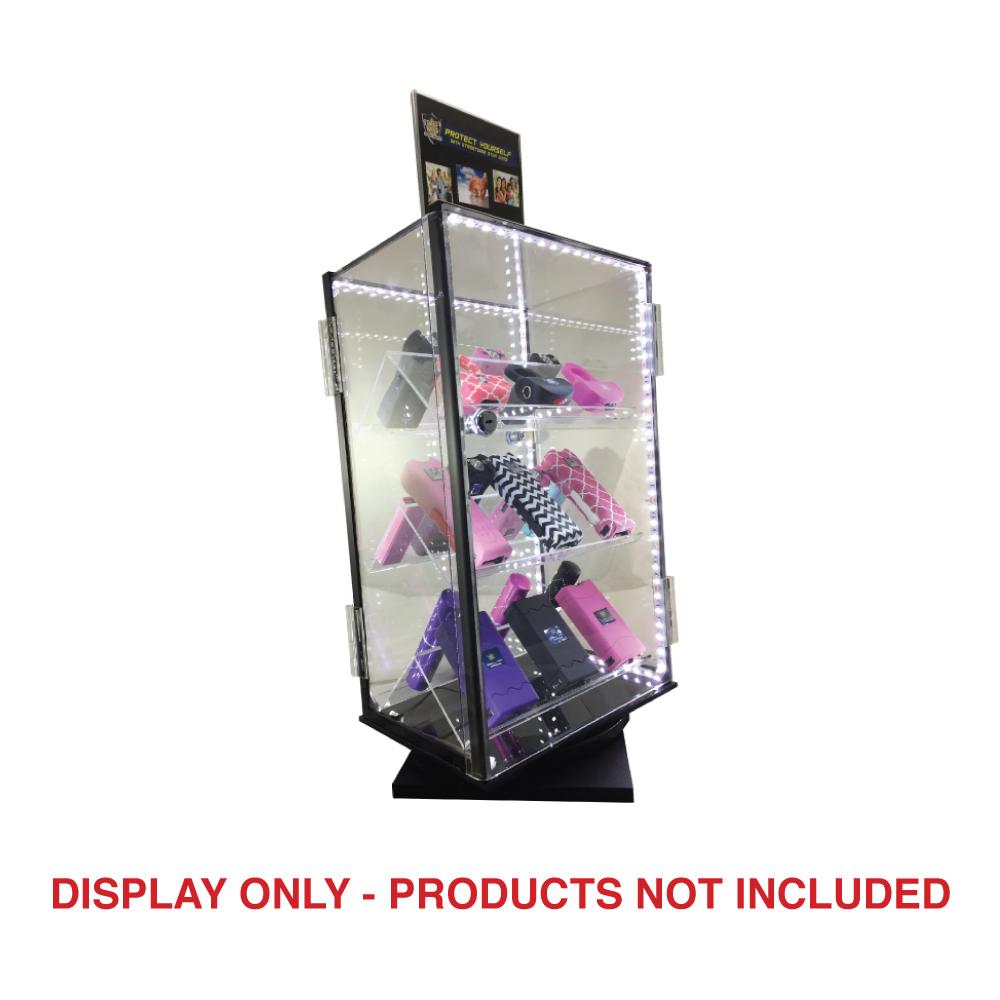 Acrylic LED Rotating Countertop Display